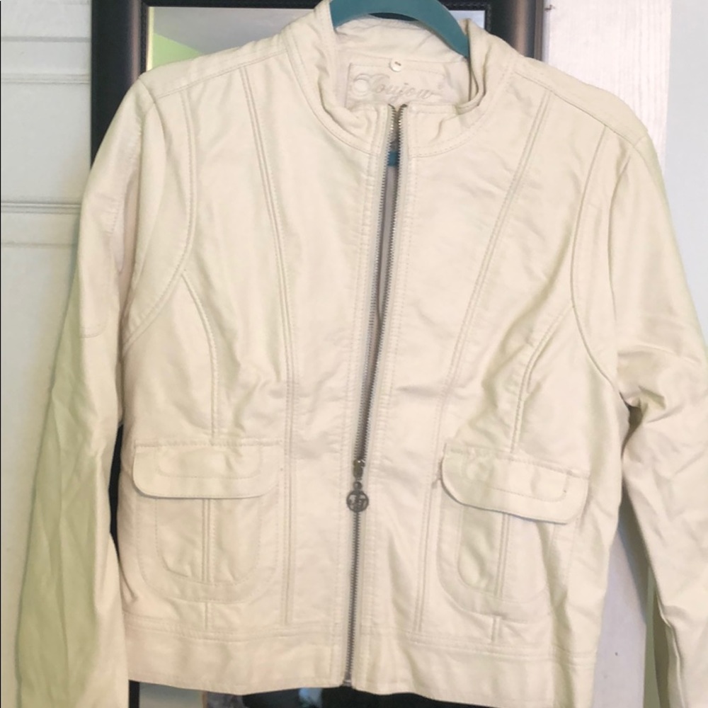 White Leather Jacket